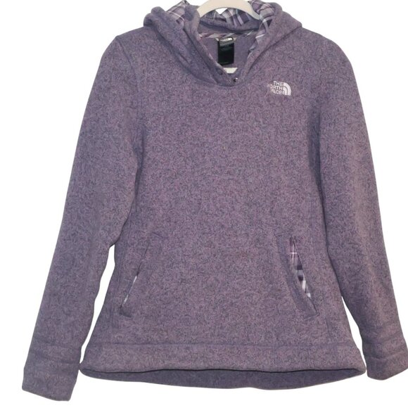 The North Face Womens Purple Hooded Pullover Medium - Picture 8 of 8
